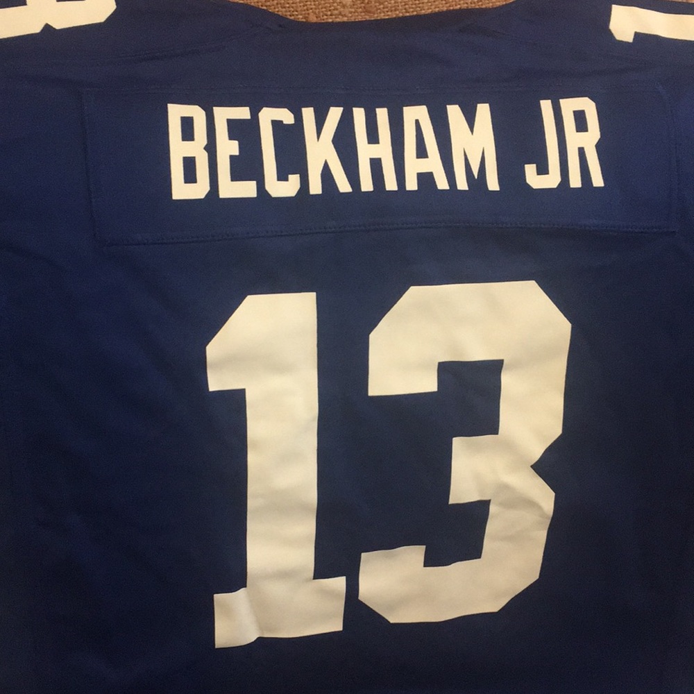 Nike Odell Beckham NJ Giants football jersey
